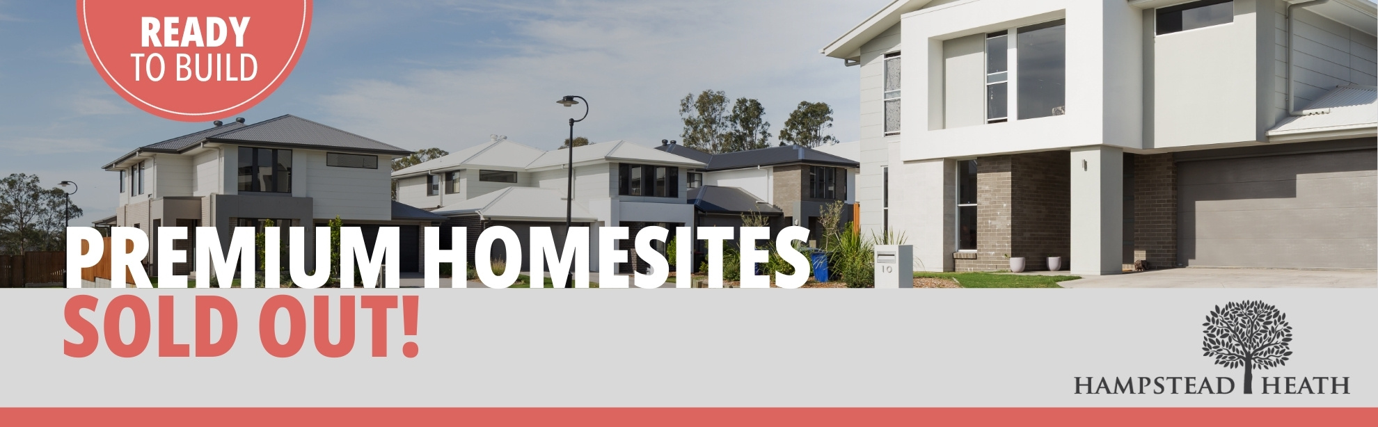 Our Heathwood homesites are sold!